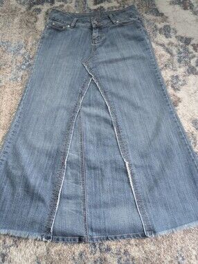 YOUNIQUE Brand Jean Long Maxi Skirt